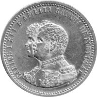 Portugal 500 Reis 1898 - Carlos I. "400. Jahrestag...