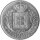 Portugal 500 Reis 1886 - Louis I. - Silber