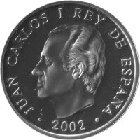 Spanien 10 Euro 2002 - Spanische EU-Ratspräsidentschaft - Silber PP