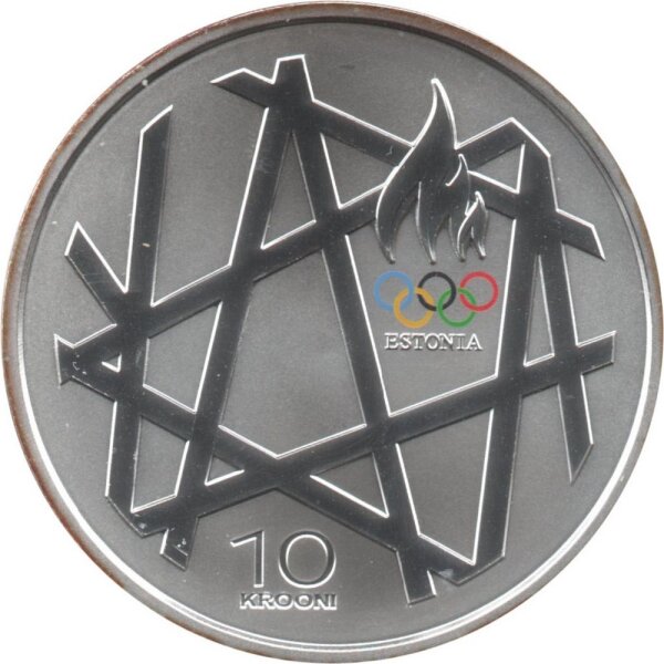Estland 10 Krooni 2008 - XXIX. Olympische Sommerspiele 2008 in Peking - Silber