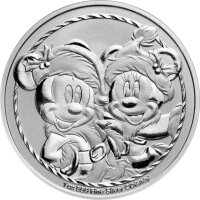 Niue Disney 2024 Micky & Minnie Weihnachten 1 oz Silber