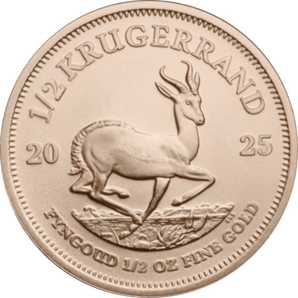 Südafrika Krügerrand 2025 1/2 oz Gold
