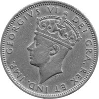 Zypern 2 Shillings 1947 - Georg VI. - KuNi