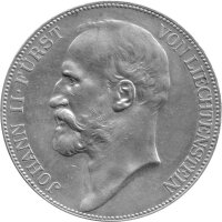 Liechtenstein 5 Kronen 1900 - Fürst Johann II. - Silber