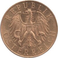 Österreich 25 Schilling 1930 - Gold