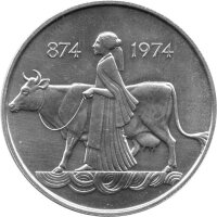 Island 500 Kronen 1974 - 1100 Jahre erste Besiedlung...