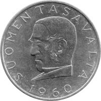 Finnland 1.000 Markkaa 1960 - 100 Jahre Maarkkaa - Silber