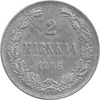 Finnland 2 Markkaa 1906 - Umlaufmünze - Silber