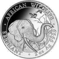 Somalia Elefant 2018 2 oz Silber