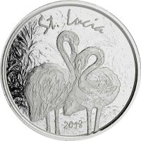 EC 8 8. Ausgabe 2018 St. Lucia Flamingo 1 oz Silber