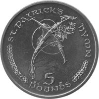 Isle of Man 5 Pfund 2003 - St. Patrick`s Hymne - Virenium