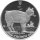 Isle of Man 1 Crown 1988 - Katze - 1 oz Silber PP