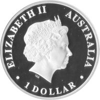 Australien 1 Dollar 2009 - Entdecke Australien "Känguru" - 1 oz Silber PP teilcoloriert