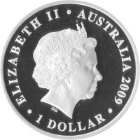 Australien 1 Dollar 2009 - Internationales Jahr der Astronomie - 1 oz Silber PP teilcoloriert