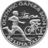 Tokelau 5 Dollar 2003 - XXVIII. Olympische Sommerspiele...