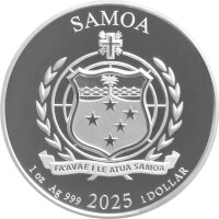Samoa Golden Eagle 3. Ausgabe 2025 1 oz Silber | Prooflike - Originalfolie