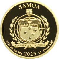 Samoa Golden Eagle 3. Ausgabe 2025 1/10 oz Gold | Prooflike