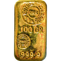 100 Gramm Goldbarren N.M. Rothschild & Sons - R.M.R