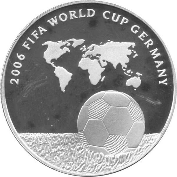 Israel 2 New Israel Sheqalim 2004 - XVIII. Fußball WM 2006 in Deutschland - Silber PP