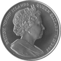 British Virgin Islands 10 Dollars 2008 - XXIX. Olympische Sommerspiele 2008 in Peking "Turmspringen" - Silber PP