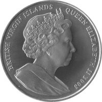 British Virgin Islands 10 Dollars 2008 - XXIX. Olympische Sommerspiele 2008 in Peking "Rudern" - Silber PP