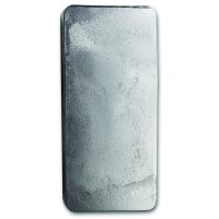 1000 Gramm Silberbarren Valcambi gegossen | Neuware