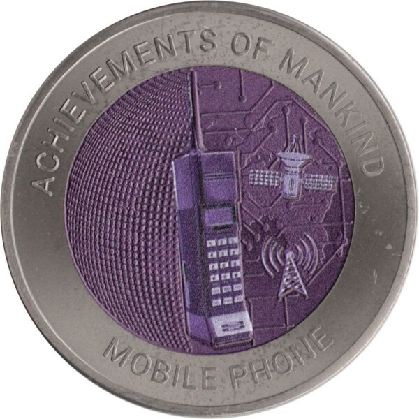Ghana 2 Cedis 2024 - Mobile Phone - 1 oz Titan