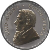 Südafrika 50 Jahre Krügerrand 2017 1 oz Silber Black Ruthenium Goldapplikation