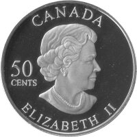 Kanada 50 Cents 2004 - Tigerschwalbenschwanz - Silber PP