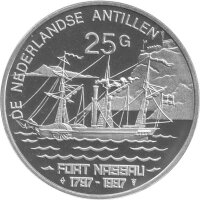 Niederländische Antillen 25 Gulden 1997 - Fort...