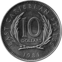 Ostkaribik 10 Dollars 1981 - F.A.O. Welternährungstag - Ku-Ni
