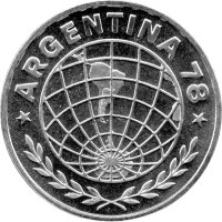 Argentinien 3.000 Pesos 1978 - XI. Fußball WM 1978...