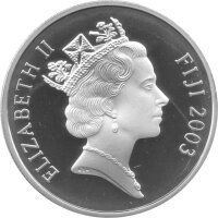 Fiji 10 Dollars 2003 - XXVIII. Olympische Sommerspiele 2004 in Athen "Segeln" - Silber PP