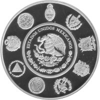 Mexiko 5 Pesos 2008 - Ibero-Amerikanische Spiele - Silber PP