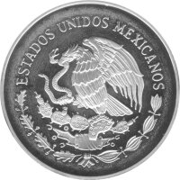 Mexiko 5 Pesos 1999 - 100 Jahre Marineschule - Silber PP
