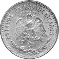 Mexiko 20 Centavos 1920-1943 - Umlaufmünze - Silber