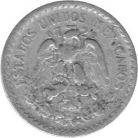 Mexiko 10 Centavos 1926 - Umlaufmünze - Silber
