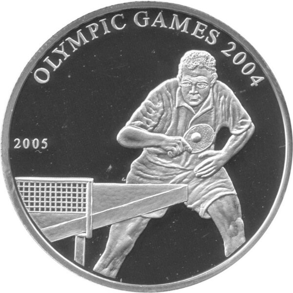 Mongolei 500 Tögrög 2005 - XXVIII. Olympische Sommerspiele 2004 in Athen - Silber PP