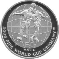 Vanuatu 50 Vatu 2006 - XVIII. Fußball WM 2006 in...