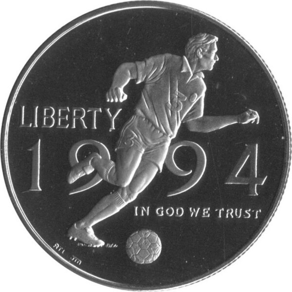 USA 1/2 Dollar 1994 - Fußball WM 1994 Ku-Ni - PP