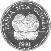 Papua Neuguinea 5 Kina 1981 - Jahr des Kindes - Silber PP