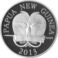 Papua Neuguinea 5 Kina 2013 - XXXI. Olympische Sommerspiele 2016 in Rio de Janeiro - Silber PP