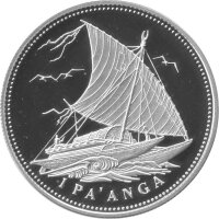 Tonga 1 Paanga 1998 - Catamaran - Silber PP
