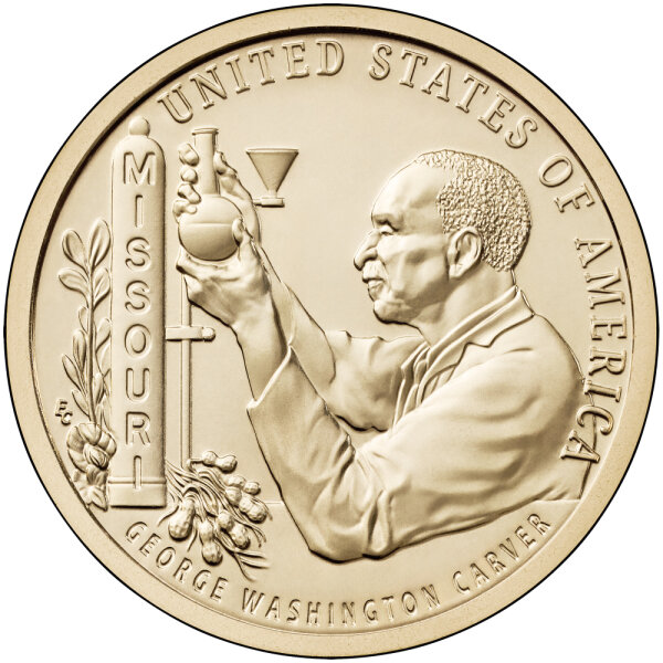 USA 1 Dollar 2024 Missouri George Washington Carver - Kupfer-Nickel