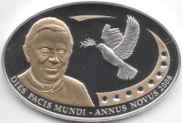 Cook Islands 5 Dollars 2008 - Weltfriedenstag - Silber PP...