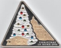 Cook Islands 5 Dollars 2008 - Weihnachten in Rom - Silber...