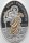 Cook Islands 5 Dollars 2009 - Heiliger Christophorus - Silber PP teilvergoldet