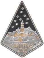 Cook Islands 5 Dollars 2009 - Weihnachten 2009 - Silber...