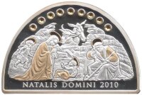 Cook Islands 5 Dollars 2010 - Weihnachten 2010 - Silber...