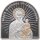 Cook Islands 5 Dollars 2010 - Schwarze Madonna von Tschenstochau - Silber PP teilvergoldet